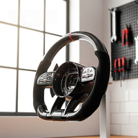 Volant en fibre de carbone forgé sur mesure pour Mercedes AMG GLC A45 C43 C63 C450 S63 E63 W205 W213 W222 CLS Pièces automobiles