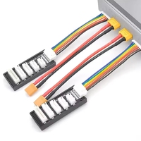 ZYSY 1 ensemble de câbles de charge XT60/30/JST/T + 1 carte d'équilibrage JST-XH pour chargeurs ISDT D2 P10 P20 Hota D6 P6 ToolkitRC M6D