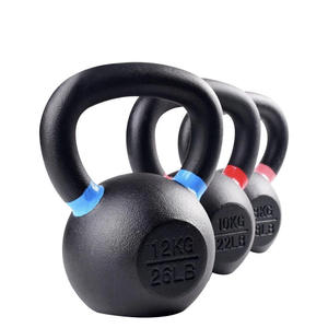 <span class=keywords><strong>Pesas</strong></span> Rusas de Hierro Fundido con Recubrimiento en Polvo, Negras Multicolor, en Libras y Kilogramos, para Entrenamiento de Fuerza y Levantamiento de <span class=keywords><strong>Pesas</strong></span> en Casa - Product Image 5