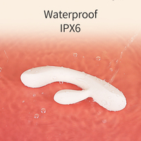 Nouveau jouet sexuel 2026, étanche, double moteur, en silicone liquide, rechargeable, vibrateur lapin portatif avec 9 fréquences pour femmes