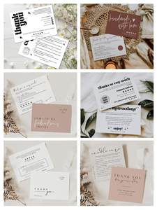 Carte <span class=keywords><strong>de</strong></span> visite personnalisée sur mesure, carte <span class=keywords><strong>de</strong></span> remerciement pour les instructions d'entretien des bougies blanches, reliure parfaite, couverture rigide, papier offset <span class=keywords><strong>de</strong></span> qualité - Product Image 6