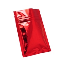 Sachets en plastique auto-scellants colorés de poche de papier d'aluminium givré