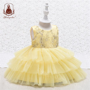 Vestidos bonitos para niñas, vestidos De <span class=keywords><strong>18</strong></span> <span class=keywords><strong>meses</strong></span> De Crmonie para niñas, vestidos De princesa para niñas, vestido De Ángel dorado, gran oferta - Product Image 5