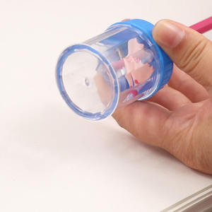 12 pièces / boîte Retour à l'école <span class=keywords><strong>Rouge</strong></span> Jaune Vert Bleu <span class=keywords><strong>Taille</strong></span>-<span class=keywords><strong>crayon</strong></span> manuel à trou unique pour crayons de 8 mm de diamètre <span class=keywords><strong>Crayon</strong></span> - Product Image 4