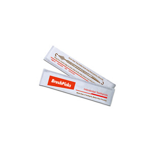 Palillos de Dientes Desechables de Plástico Blanco Marfil de Welter con Empaque Individual Modelo BP2-5A Impresión de 2 Colores para Hoteles y Aerolíneas - Product Image 1
