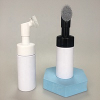 Bouteille en plastique transparente pour soins de la peau pour animaux de compagnie, avec pompe à mousse en forme de fleur, 100 ml, 120 ml, 150 ml, 200 ml
