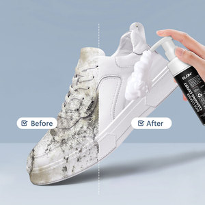Kit Limpiador de Zapatillas de Espuma sin Alcohol, Fórmula Neutra, Repelente al Agua a Base de Plantas, Color Naranja y Verde, Venta al Por Mayor de Fábrica - Product Image 5
