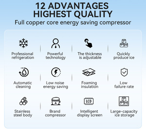 Máy làm đá viên chuyên nghiệp giá rẻ độ chính xác cao 55kg/24h Máy làm đá viên thương mại lớn cho doanh nghiệp - Product Image 6