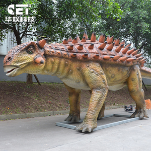 Parque de Atracciones Halloween Animatronics dinosaurio modelo silicona impermeable personalizado acero marco Technics goma dinosaurio - Product Image 4