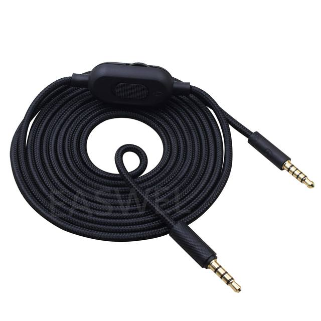 New 2M Earphone Cable Audio Cord Line for Logitech Gpro GproX G233 G433 Headset