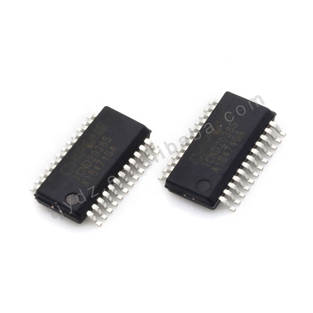 Integrated Circuits Original ICND2038S SSOP-24 16-way double buffer constant current output LED IC Chip ICND2038S
