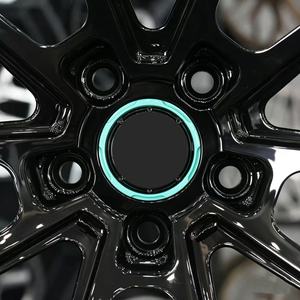 Jantes en alliage de carbone forgé Sailen 2 pièces à concavité profonde 18-24 pouces 5x112/120/114.3 Noir semi-brillant Garantie 5 ans - Product Image 4