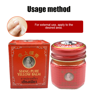 Thai Siang Pure Balm Ointment Alleviate Mosquito Bites Itch Headache Dizziness Muscle <strong>Pain</strong> Nasal Congestion External Use 2 Year - Product Image 5