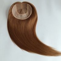 Vente en gros usine : Topper capillaire invisible en cheveux humains européens 100% naturels, base en soie 8x8, 7x7, 6x6, 6x7, avec nœuds invisibles, pour femmes souffrant de perte de cheveux