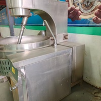 Marmite à agitation planétaire automatique à double enveloppe en acier inoxydable 304, inclinable, chauffage gaz, vapeur, électrique, pour sauces, confitures, garnitures DongKe
