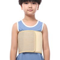 Attelle de soutien thoracique respirante pour la fixation des fractures costales et la protection des enfants, ceinture de maintien thoracique ajustable