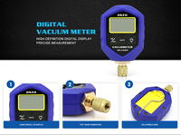 Aspirateur WK-VG89 Réfrigération Compteur de vide numérique LCD lumineux Capteur de haute précision Système de surveillance Calibrer la pompe Vac Buzzer
