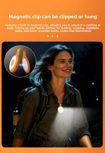 Clip magnétique en silicone pour selfie, lumière pour téléphones, LED rechargeable, température de couleur réglable, étanche, haute luminosité, Tik - Product Image 6
