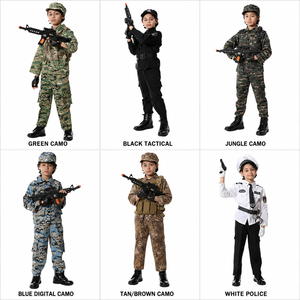 Costume de forces spéciales pour enfants, tenue camouflage d'Halloween, gilet tactique, casque, garçons de 3 à 12 ans, jeu de rôle - Product Image 5