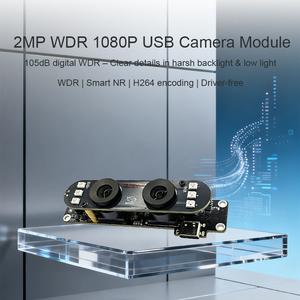 1080P 2MP เลนส์คู่สี-ขาวดำ โฟกัสคงที่ โมดูลกล้อง USB2.0 เซ็นเซอร์ CMOS ขนาด 1/2.9 นิ้ว อินเทอร์เฟซ Type‑C - Product Image 2
