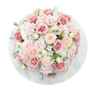 LANJO 50Cm <b>Large</b> <b>Artificial</b> Rose <b>Flower</b> Ball Wedding Table Centerpiece For Party And Event Decoration - Product Image 5
