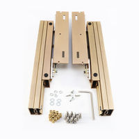 Rail de tiroir à fermeture douce en aluminium de haute qualité, nouveau matériau, petite table coulissante