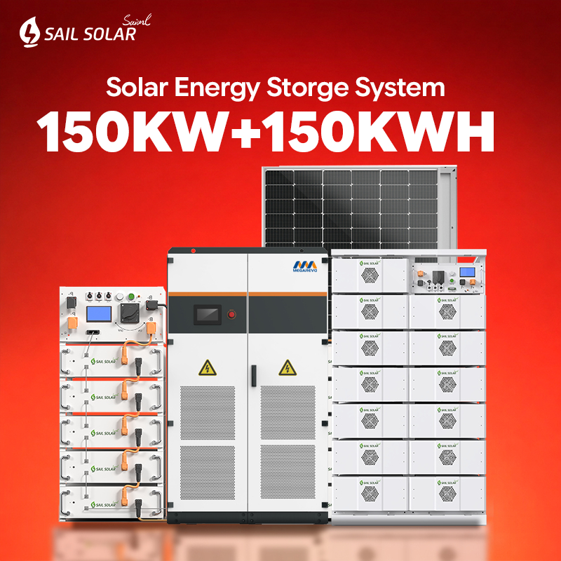 150kw 200kw 250kw High Efficiency Solar Energy Storage Power System Megerevo Hybrid Inverter For Commercial Peak Cut · image 1