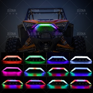 Couleur de poursuite de la lumière d'accent avant RZR avec fonction de clignotant pour <span class=keywords><strong>2020</strong></span> 2021 2022 2023 Polaris RZR <span class=keywords><strong>PRO</strong></span> XP/4 <span class=keywords><strong>PRO</strong></span> R Turbo R - Product Image 6