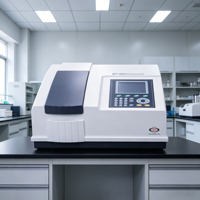 Espectrofotómetro UV/Vis de Alta Estabilidad con Soporte Fijo de 2 Ranuras, Equipo de Prueba Cuantitativa