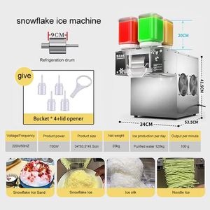 2026 Coffee Shop Korean Kakigori Mesin Es Bingsoo Snow Snowflake Flake Cream Crusher Maker Make Shaved <b>Ice</b> Shaver Bingsu <b>Machine</b> - Product Image 4
