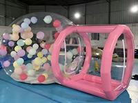 Tente Dôme Transparente Commerciale Gonflable pour Fêtes en Plein Air, Idéale pour l'Accueil de Grands Événements et de Fêtes à Ballons