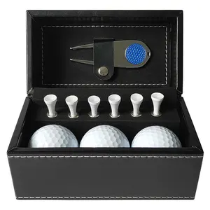 16*8*8 cm Kẽm hợp kim Golf Bộ quà tặng hộp lưu niệm Kit với Golf divot công cụ Tees bóng đánh dấu Golf Phụ Kiện Bộ Quà Tặng