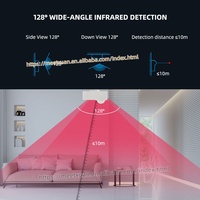 Détecteur de mouvement PIR WiFi Tuya, détecteur infrarouge de corps humain, antivol, sécurité, application de contrôle à distance pour Smart Life Alexa