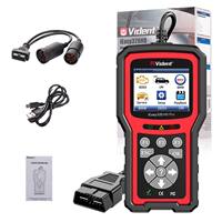 Herramienta de Diagnóstico para Camiones Diésel y Gasolina Vident IEasy 320HD Pro, Lector de Códigos OBD2/EOBD + CAN, Escáner Automotriz Compatible con 5 Idiomas