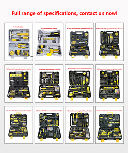 Set Perkakas Profesional 118-Piece Heavy-Duty - Kunci Pas, Obeng & Mata Bor Presisi yang Tahan Lama untuk Konstruksi - Product Image 3