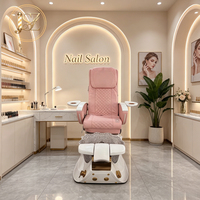 Chaise de manucure et pédicure professionnelle, chaise de pédicure spa, massage des pieds, drainage automatique pour salon de manucure de luxe
