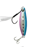 Umpan pancing Jigging, umpan memancing logam buatan, jig Casting, umpan pancing lambat, 10g 20g 30g 40g 60g