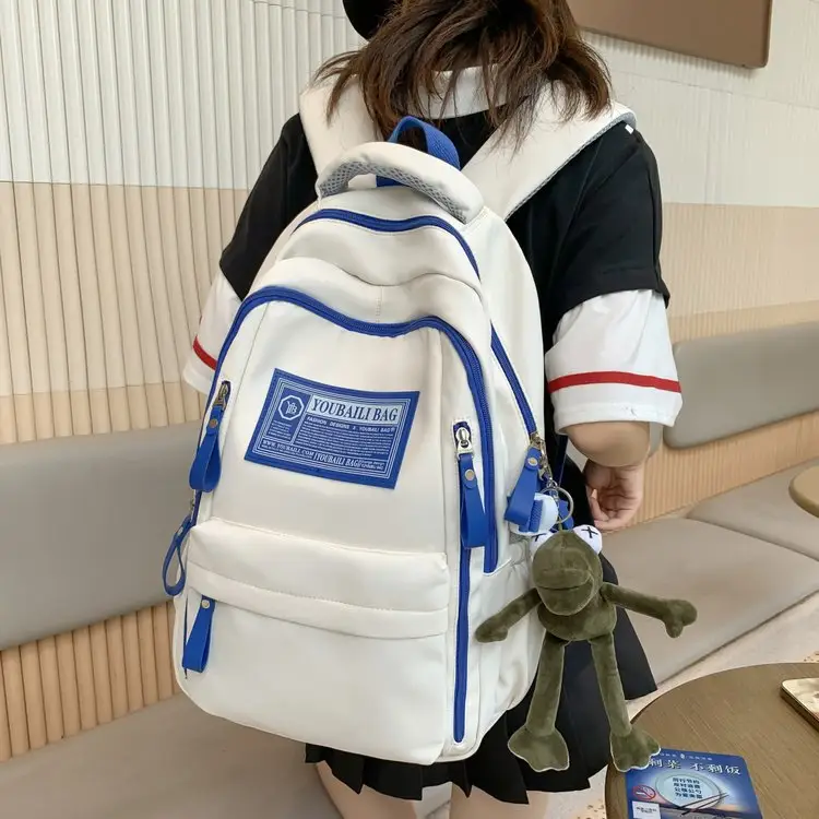 Phụ Nữ Ba Lô Harajuku Máy Tính Xách Tay Vải Túi Đi Học Cho Cô Gái Tuổi Teen Kawaii Ba Lô Học Sinh Đại Học Cuốn Sách Túi Ba Lô