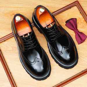 Nouvelle Collection 2026 : Ensemble Habillé Tendance en Cuir Véritable pour Homme et Chaussures en Cuir Assorties - Product Image 3