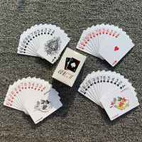 Logo Impression PVC Poker Deck Italien US Arabie Saoudite Espagnol Cartes à jouer