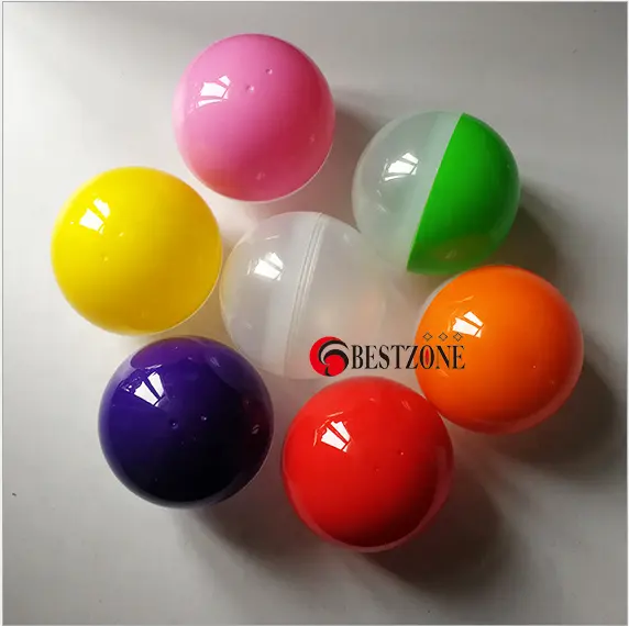 ขายร้อน70มิลลิเมตร2.8นิ้วพลาสติกบอลของเล่นแคปซูลเปิดแคปซูลของเล่นบอลสำหรับเครื่องหยอดเหรียญ