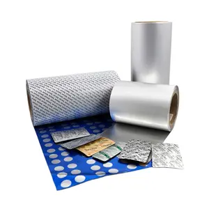 Jerel Farmaceutische Aluminiumfolie Voor Tabletten En Capsules Verpakking Vc 6-8Gsm 20 Micron Humeur Type Hard