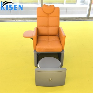 เก้าอี้นวดทำเล็บไฟฟ้า KISEN Luxury Beauty Salon Equipment ไม่ต้องใช้น้ำประปา สามารถปรับแต่งสีและโลโก้ได้สำหรับร้านทำเล็บ - Product Image 3