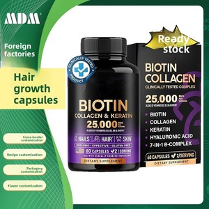 Cápsulas de Biotina para el Crecimiento del Cabello TK de <span class=keywords><strong>Amazon</strong></span>, Disponibles para Envío Internacional, Biotina, Colágeno y Queratina para Uso en Adultos - Product Image 6