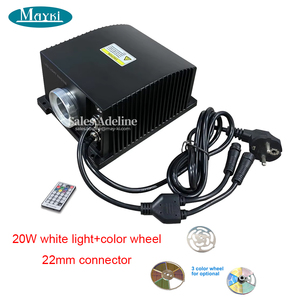 20W Glasfaser-Lichtquelle Weiße LED-Farbrad-Sternenhimmel-Lichtquelle für Innenraum-Sauna-Beleuchtung - Product Image 1