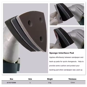 6 inch bọt xốp đệm móc và vòng lặp chà nhám ủng hộ giao diện Pad - Product Image 5