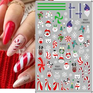 Top Seller Christmas <strong>Nail</strong> Sticker Pumpkin <strong>Jack</strong> O Lantern Skull Ghost Self Adhesive <strong>Nail</strong> Art Decal Halloween <strong>Nail</strong> Stickers - Product Image 3