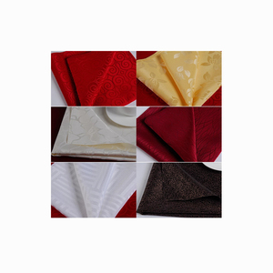 Vải <span class=keywords><strong>Polyester</strong></span> tay đám cưới thêu hoa bảng bán buôn Khăn ăn có thể giặt - Product Image 1