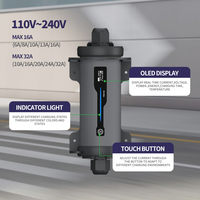 PENODA Typ2 Ev Ladegerät 11kw 3 Phase 16A Ac Ev Ladegerät Wallbox Tragbare App 110V 11kw 22kw Tragbares Ev Ladegerät