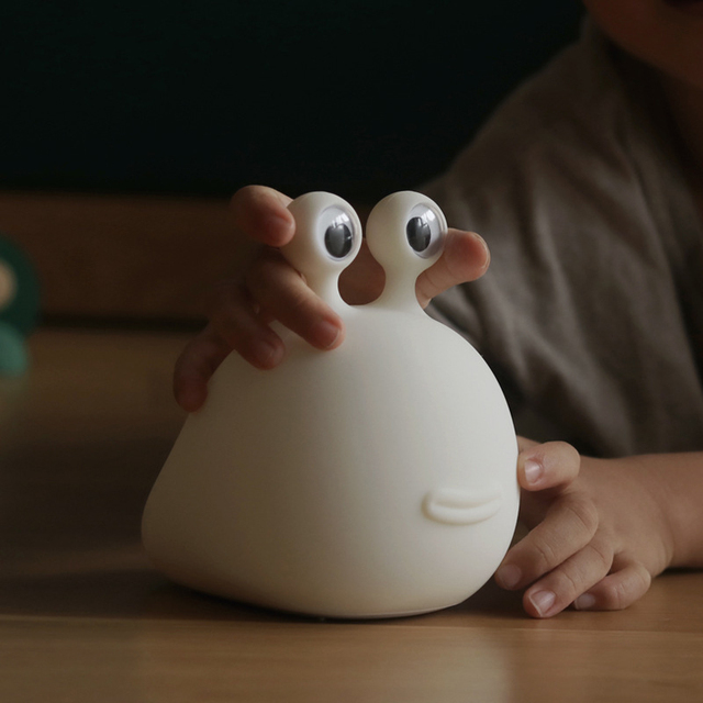 New Cute Bedroom Animal Silicone Slug Night Light Nightlight Lamp for Children Kids
